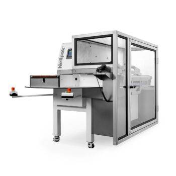 NX-B Rotary Sealer met printstation met Nelipak